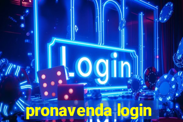 pronavenda login